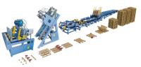 Ligne de production automatique de clôture de palettes en bois Euro Block Ligne automatique pour la machine de fabrication de palettes européennes