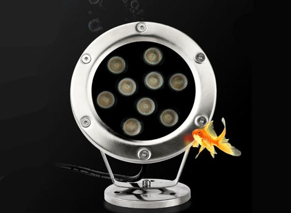 Underwater Light LED Stainless Housing Waterproof Fish Pond Light Spot Light Pool Light Landscape Light Swimming Pool