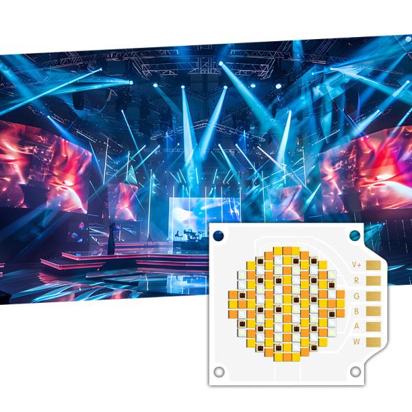 High Power 250W COB LED Chip with Five Colors Dimmable Function and Adjustable CCT