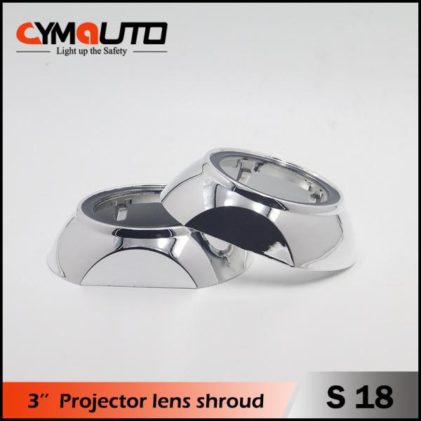 Xenon Projector Shroud 3 Inch LED HID Headlight Covers For Car