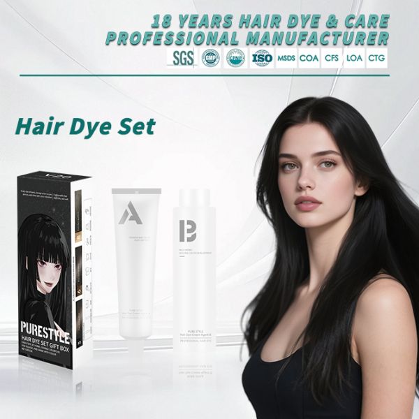 Home Hair Color Kit Permanent Hair Dye Natural Hair Color OEM Available Reliable Hair Dye Factory