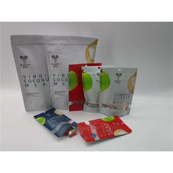 A marca própria levanta-se o malote do zíper, folha de alumínio de empacotamento de alimento do petisco