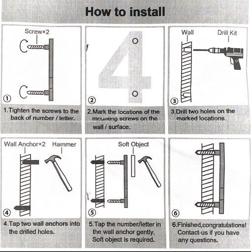 Дом изготовленного на заказ знака числа подсвеченный нержавеющий отсутствие аттестации RoHs CE MOQ