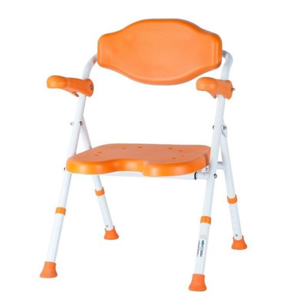 Foldable Bathroom Chair For Elderly 67*56* 78-89cm Medical Shower Chair Wrapped Backrest
