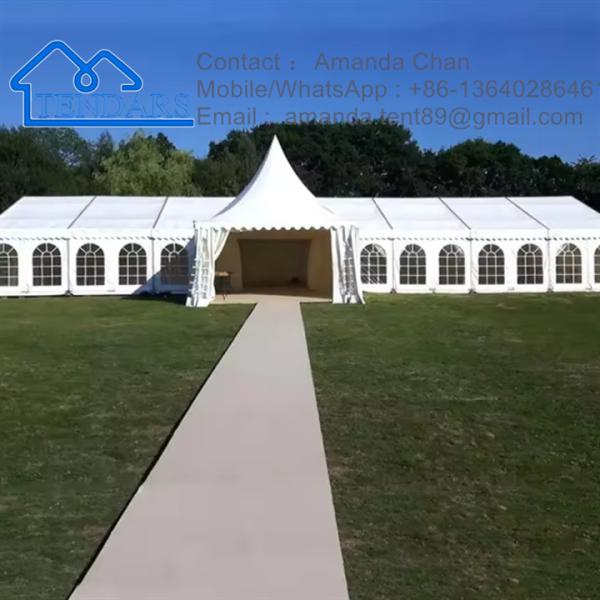Luxury  Aluminum Event Tents Outdoor Temporary Storage Tent Marquee Party Tents