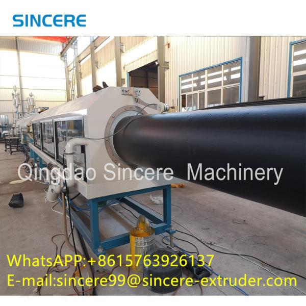 Ligne de production de tubes en PVC solide à l'eau 315 mm-800 mm