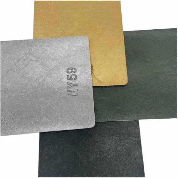 Crazy Horse 0.6mm PVC Oil Wax Tanned Leather Artificial Synthetic Leather Chair Sofa Bag Car Seat Belt Faux Leather Fabric