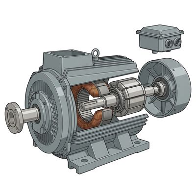 20kW Axial Flux Permanent Magnet Generator 200rpm for Micro Hydro Stations