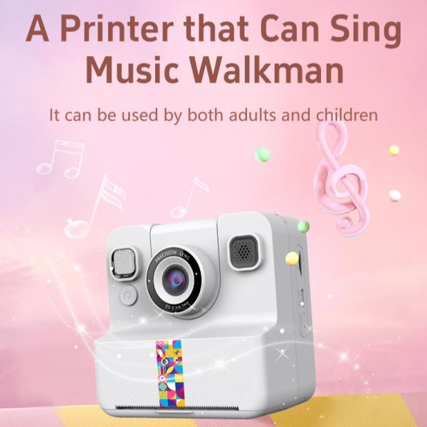 Instant Shoot and instant print Camera Digital Video recording Function Kids Camera
