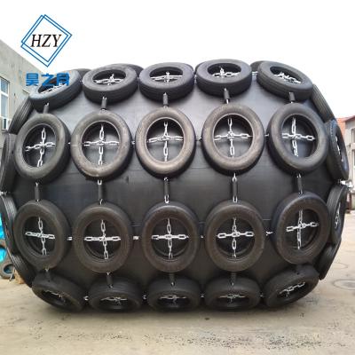 Vessels Pneumatic Marine Fender 50 To 80kpa For Ships With Airplane Tires