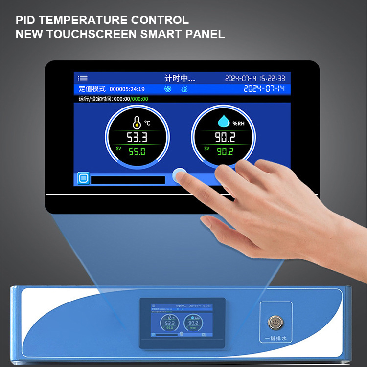 Advanced Multi-Function Dry Bath Incubator with Constant Temperature and Humidity USB Port Alarm System for Industrial Lab Use