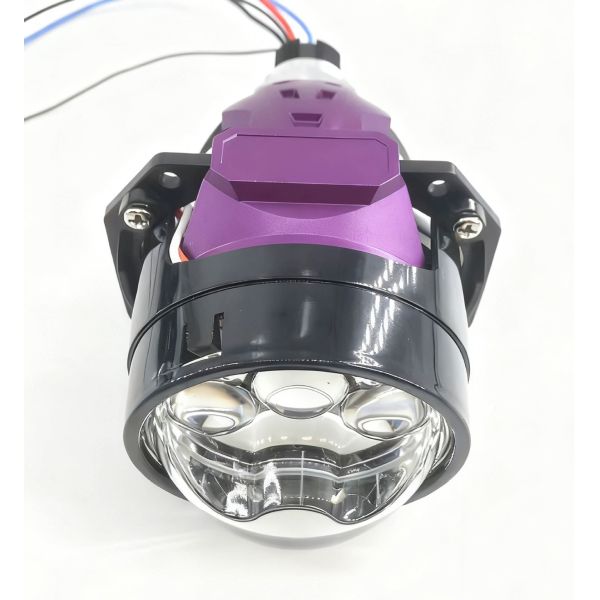 2.5 Inch Bi LED Projector Headlight 60W Dual Beam Ultra Bright 12V High Brightness