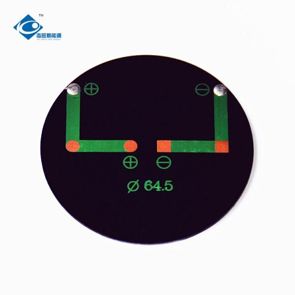 2V Epoxy Resin Solar Panel ZW-R64.5-2V Mini Lightweight Silicon Solar PV Module