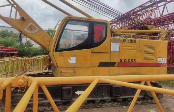 Poids de levage maximal 16 t Utilisé 2013 Xg 55 tonnes Crochet Deux grues Équipement de grue pour camions