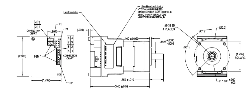 DMB0224C10002   24vdc 1 Amp, микросхема безщеточного мотора динамомашины новая, новый оригинал.