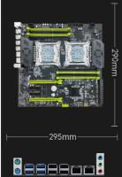 X99-DD31-V1.0 chipset Intel C612 Dual CPU placa base del servidor DDR3