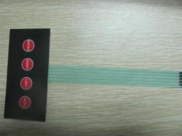 Teclado customizável chave do interruptor de membrana da borracha de silicone 4 com projeto conservado em estoque