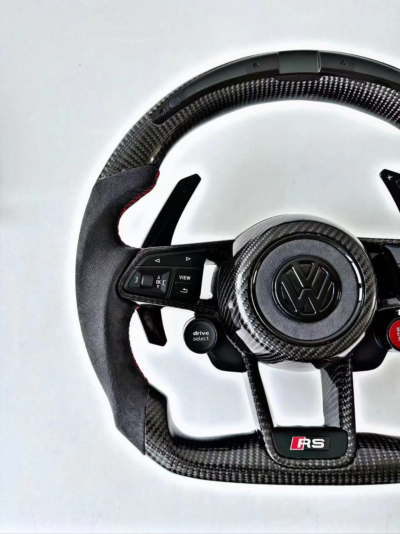 Versatile Volkswagen R8/RS/GTI/Golf R Multi-Function LED Steering Wheel MQBPQ Support