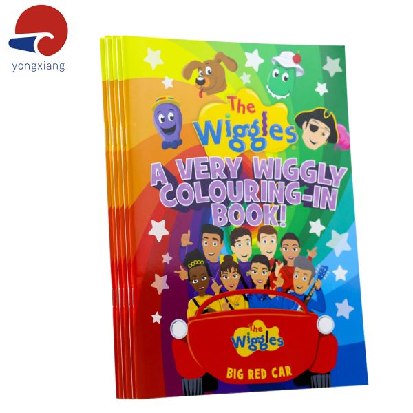 Full Color Childrens Colouring Book OEM Custom Colouring Book For Adults And Kids