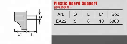 5mm Wardrobe Cabinet Metal Shelf Support Pin Studs Pegs Shelf Bracket for Reliability