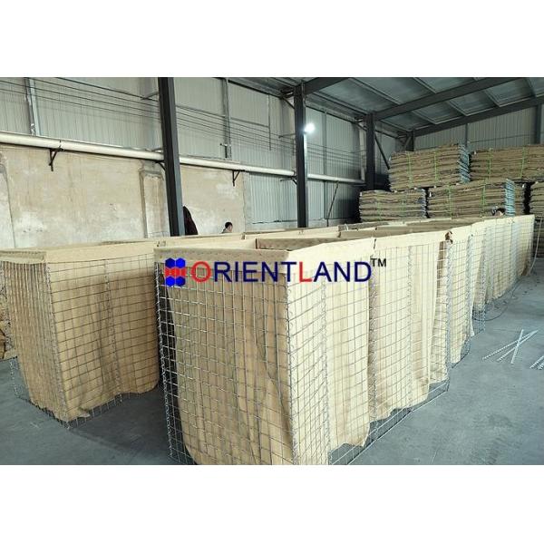 MIL8 1.37x1.22x10m Hesco Бастионная барьерная система для безопасности периметра и защиты от наводнений