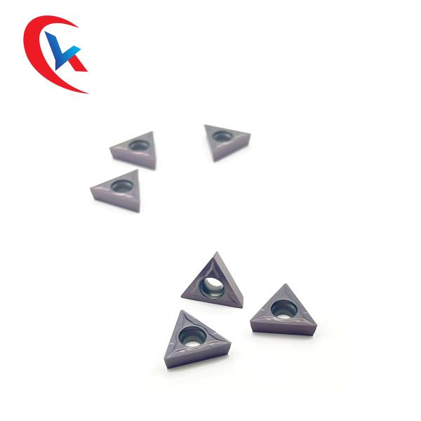 TCMT16T304 CNC Machine Tungsten Carbide Inserts Stainless Steel Finishing