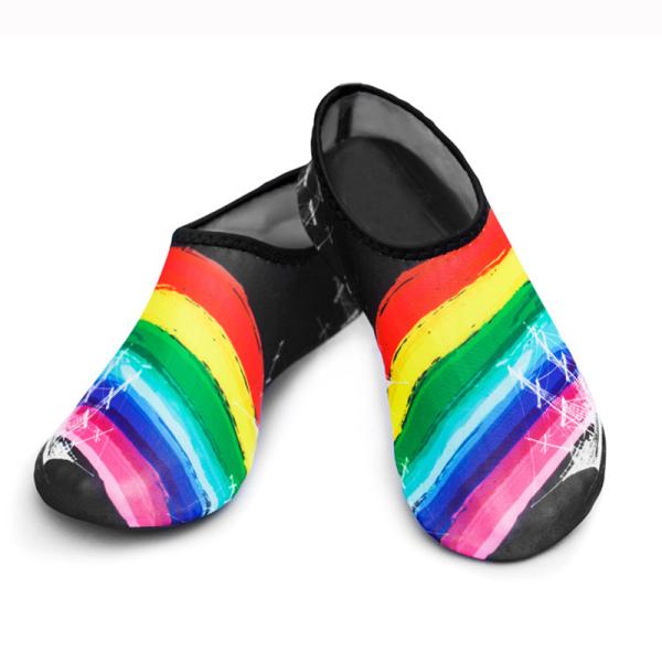 Подгонянный заплыв танца йоги фитнеса выскальзывания тонких Multi печатей носков плавания пляжа водных видов спорта анти- занимается серфингом ныряя подводные ботинки