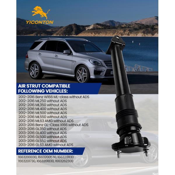 Пролет воздушной подвески для Mercedes Benz ML350 W166 Замена задней пружины