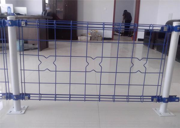 decorative Double Loop Wire Fence/Double Roll Top Welded Fence/Double Wire Loop Yard Fence direct Anping factory