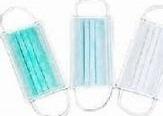 Non Woven Medical Grade Full Face Surgical Mask Three Ply Disposable Earloop