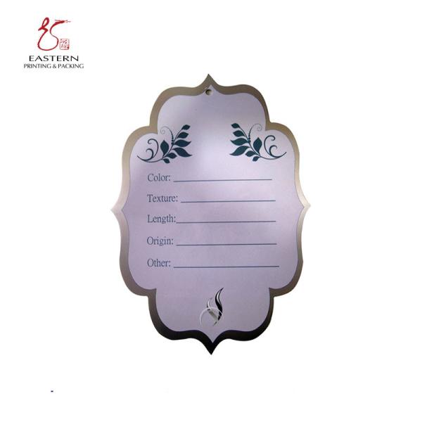 Pantone Printing Hair Extensions Packaging Box Paper Products 350gsm