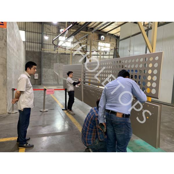 SGS 4.0mm PVDF закончил алюминиевую декоративную панель панели/алюминиевых покрытую