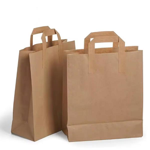 Kraft Paper Shopping Bag With Logo Paper Kraft Bag Custom Paper Bags