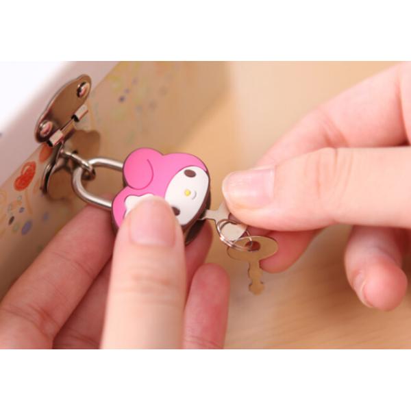 Fashion Cute Cartoon Lock Animal Padlock Silicone Mini Lock for Diary
