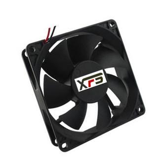 80*80*20mm 12V/24V DC Black Plastic Brushless Axial Flow Fan for Stereo Amplifier