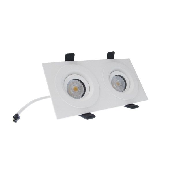 Aluminum LED Grille Downlight 2×8W LED Ceiling Downlight