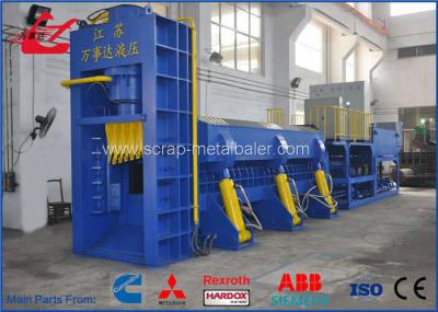 Customized 74kw Scrap Shearing Machine For Scrap Pipes , Vehicles Metal Baling Shear