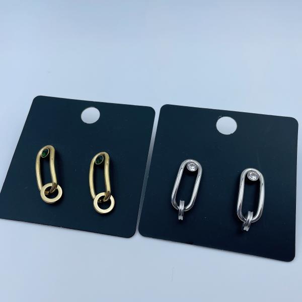 Upgrade Your Products with Polished Stainless Steel and Achieve a Luxurious Gold Look Earrings