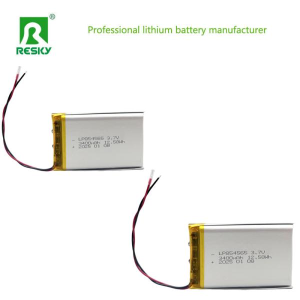 Lithium Polymer Battery Cell 3400mAh 3.7V Pouch Lipo Li-Polymer Batteries