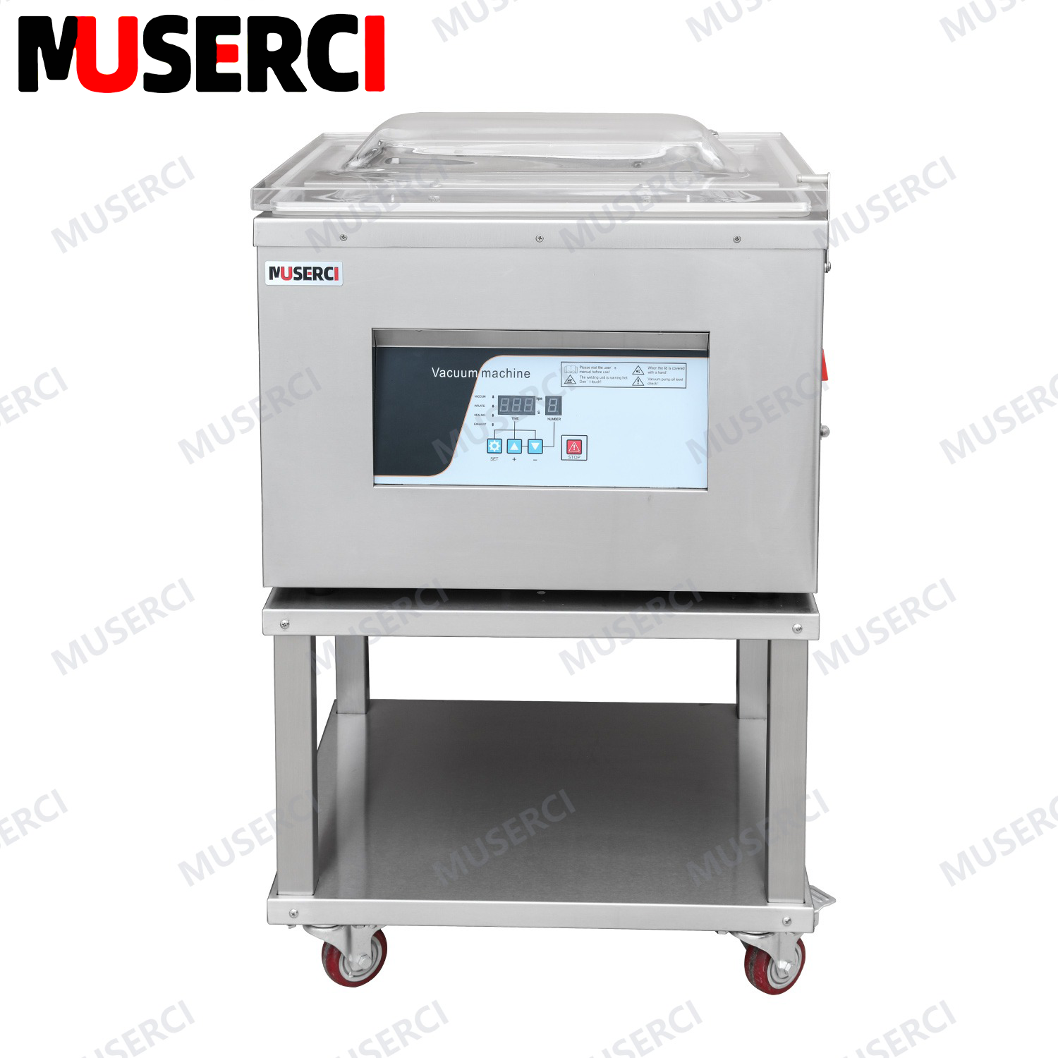 (T400S-F) Food Storage Vacuum Packaging Machine 99.9% Air Removal 20m³/H