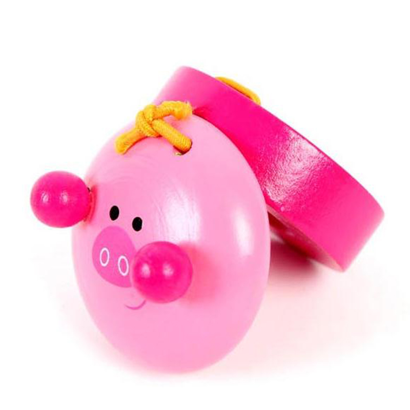 Музыкальные инструменты ручки игрушки колотушки кастанетт 2.5cm деревянные