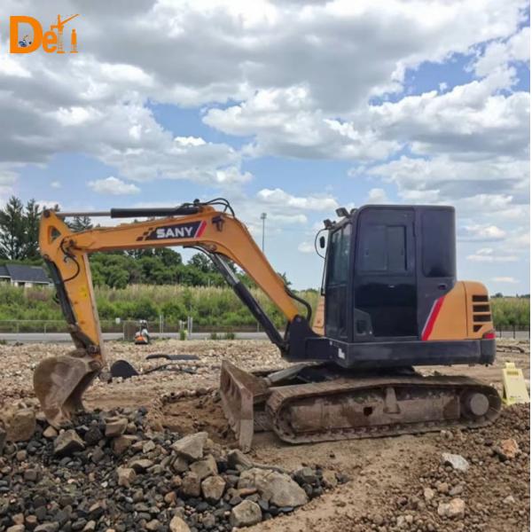 Original 2022 Year Used SANY 60 Excavator Second Hand Digger For Farming