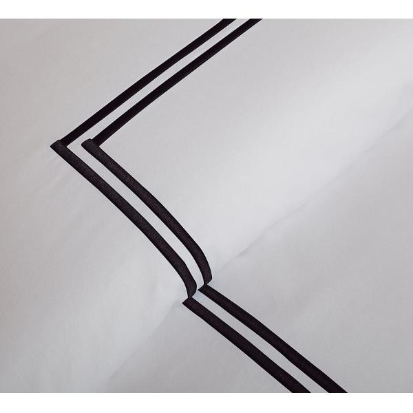 Couverture de couette brodée de luxe de style européen et américain 400TC