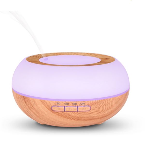 Smart Home Appliances Private Label 300ml Wooden Luxury Air Purifier Diffuser Ultrasonic Essential Oil Diffuser for Home Hotel