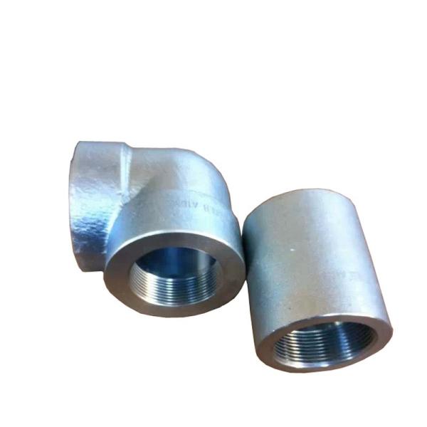 Asme B16.11 rosqueou os encaixes de tubulação de aço inoxidável forjados F321