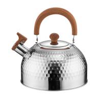 4L bouilloire d'eau en acier inoxydable siffler cuisinière bouilloire à thé avec grain de bois