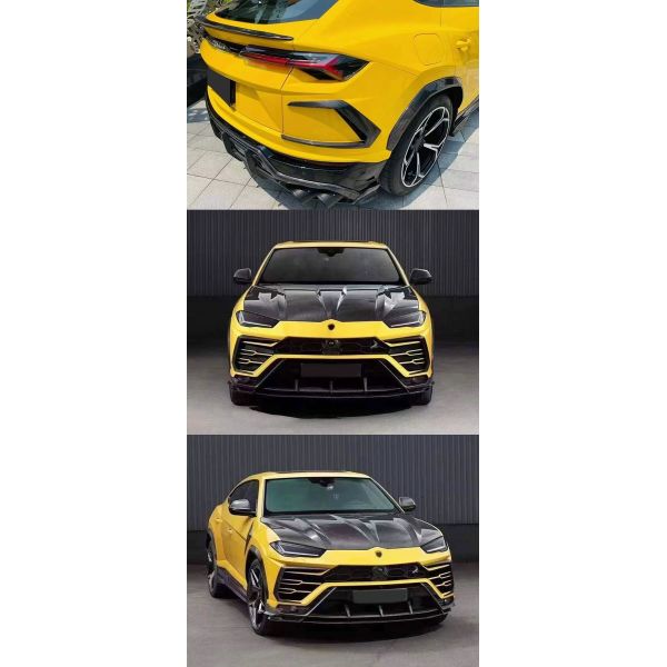 1016 Lamborghini Body Kit Auto Body Kit With Rear Diffuser Spoiler Hood