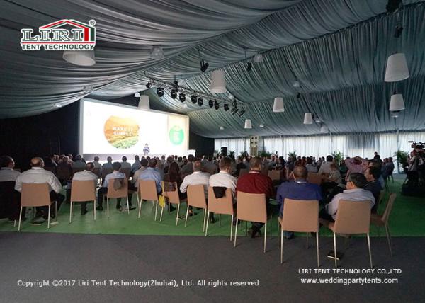 Liri Large white outdoor aluminum Tent with pvc cover for Exhibition event