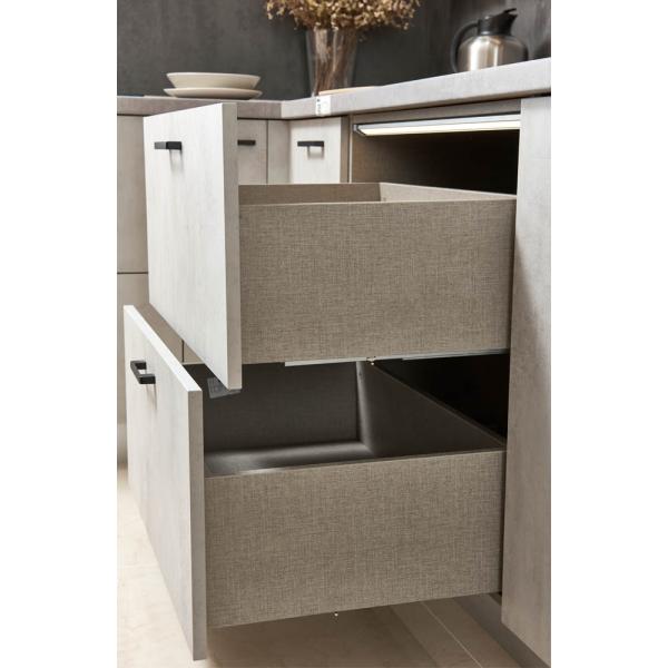 Modern design waterproof aluminum MDF Modular Kitchen Cabinets