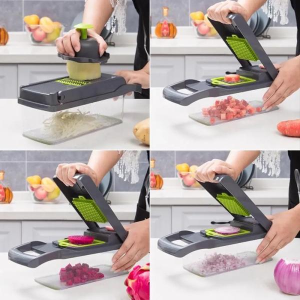 15 in 1 Multifunctional Vegetable Chopper Home Kitchen Manual Chopper with Custom Logo